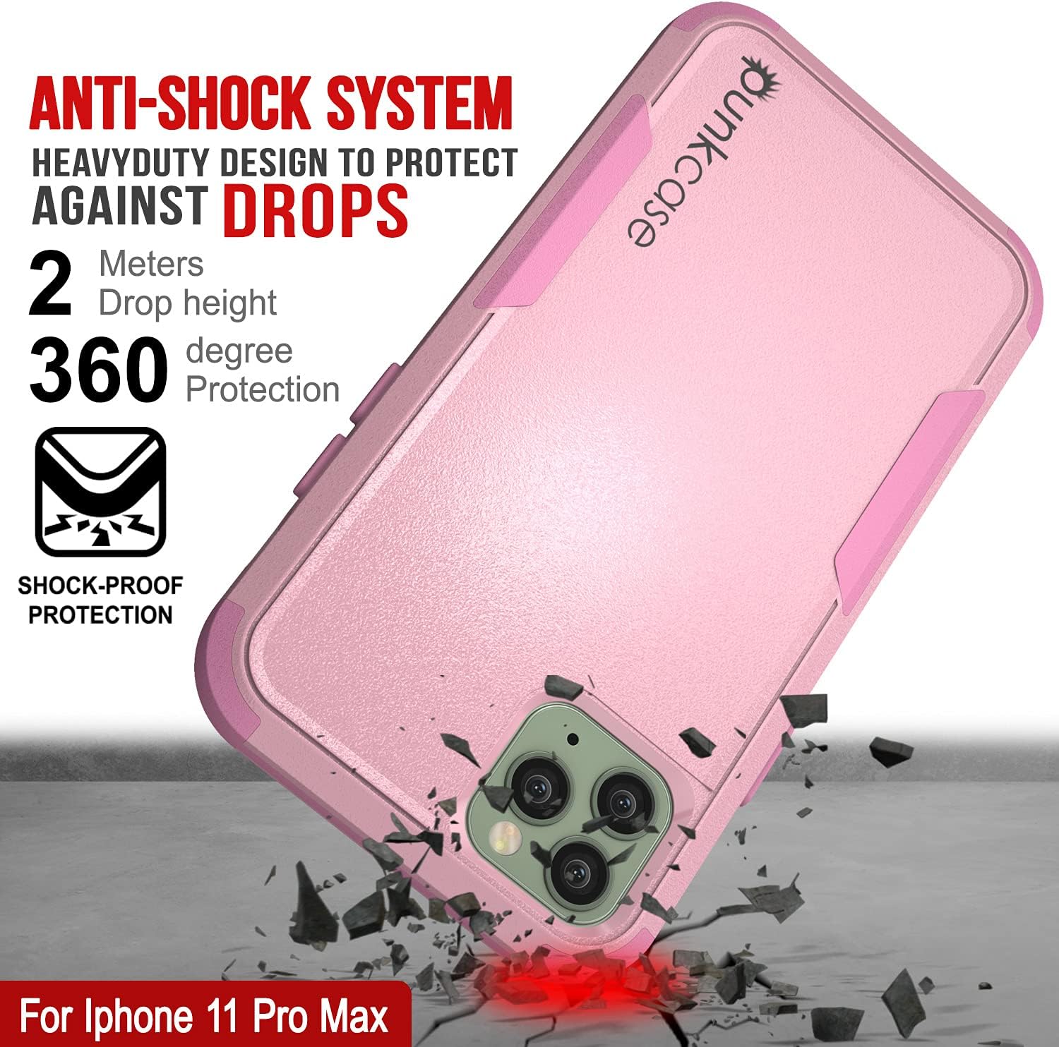 For iPhone 11 Pro Max Belt Clip Holster 4-1 Rugged & Protective Multilayer - Image 7