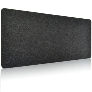 Non-Slip Large Felt Desk Pad, 100×40CM, Gift Package - Dark Gray
