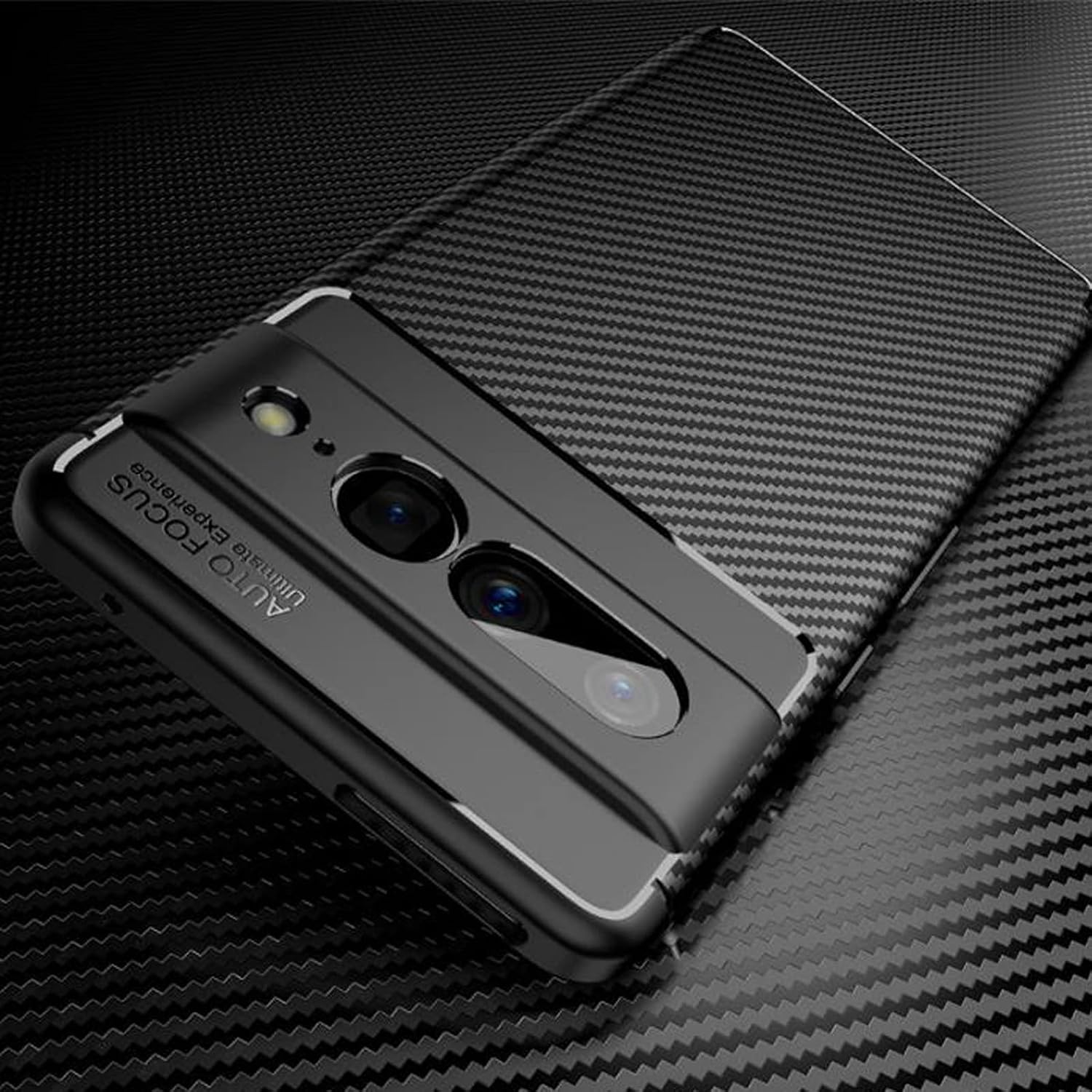 For Google Pixel 7 Pro 2022, Protective Carbon Fiber, Lightweight Ultra Thin - Image 3
