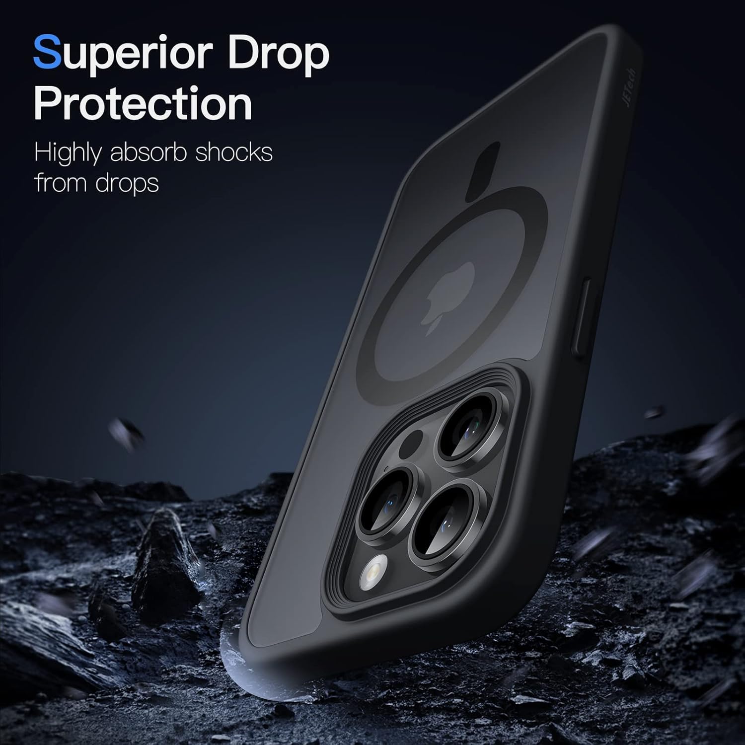 Magnetic Case for iPhone 14 Pro Max 6.7-Inch Compatible with MagSafe (Black) - Image 5