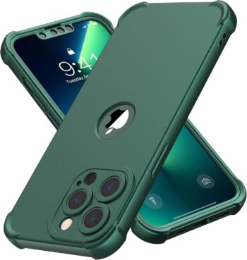 For iPhone 13 Pro Case Hard PC Full Body Protective Case - Green