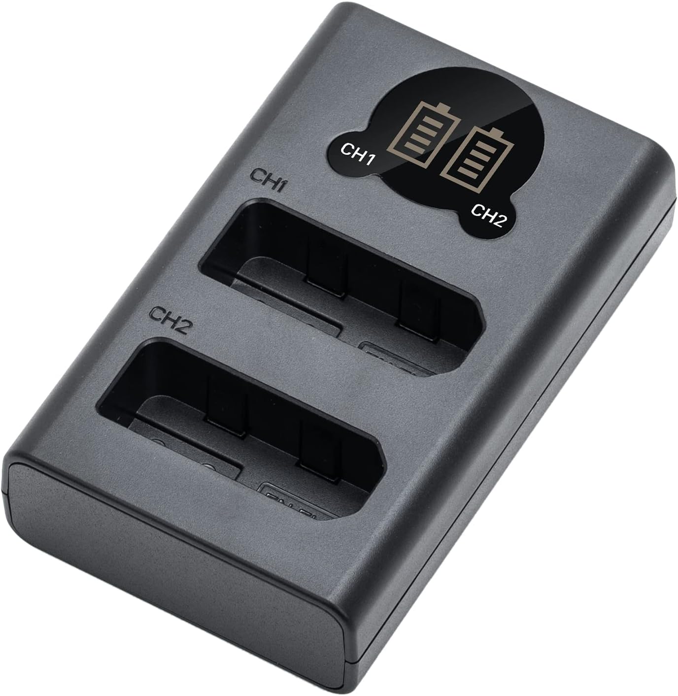 Battery Charger, Double Slot EN-EL14 Charger for Nikon MH-24 P7000
