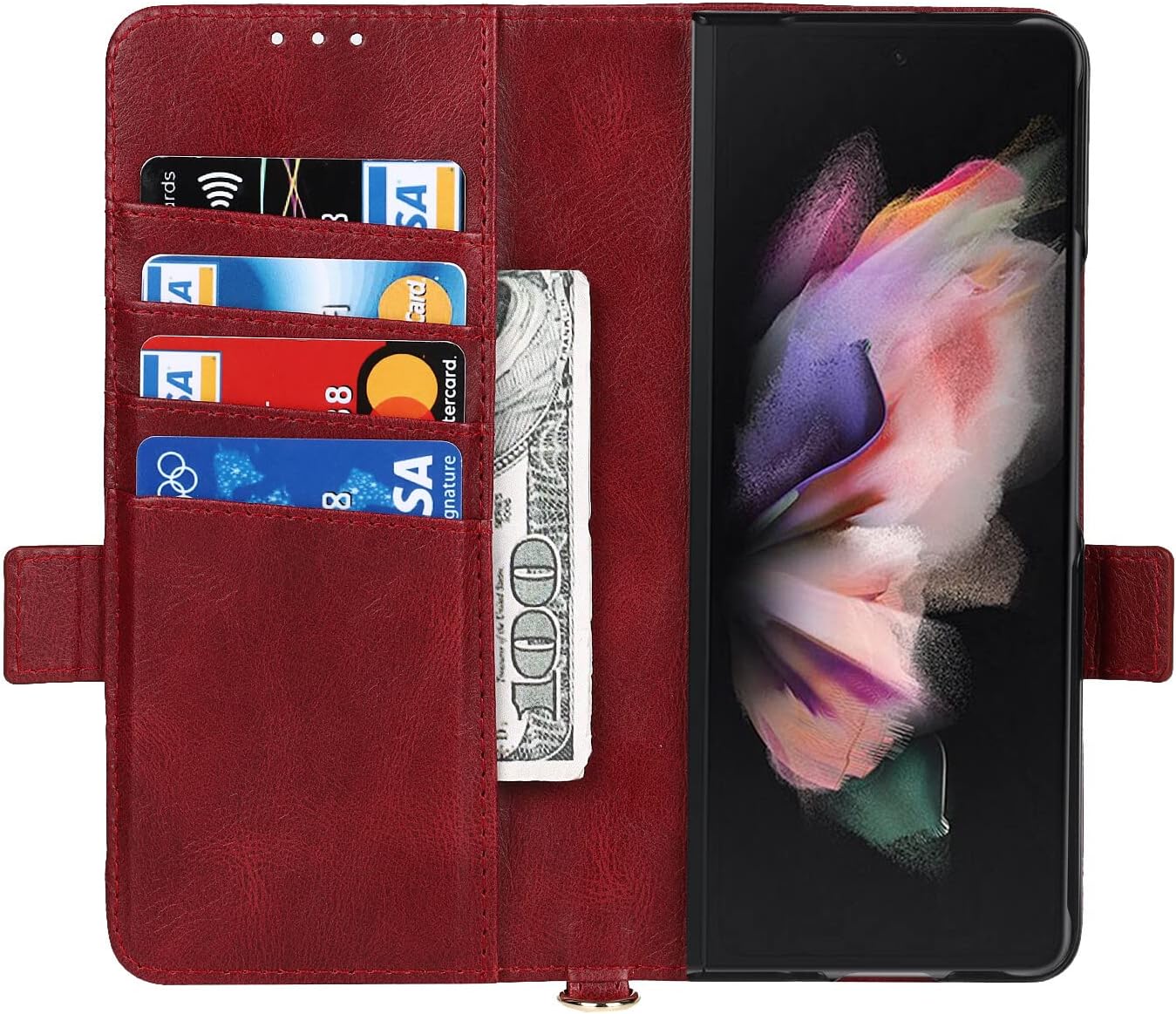 2 in 1 Magnetic Detachable Case for Samsung Galaxy Z Fold3 5G 7.6'' Wallet Case - Image 5