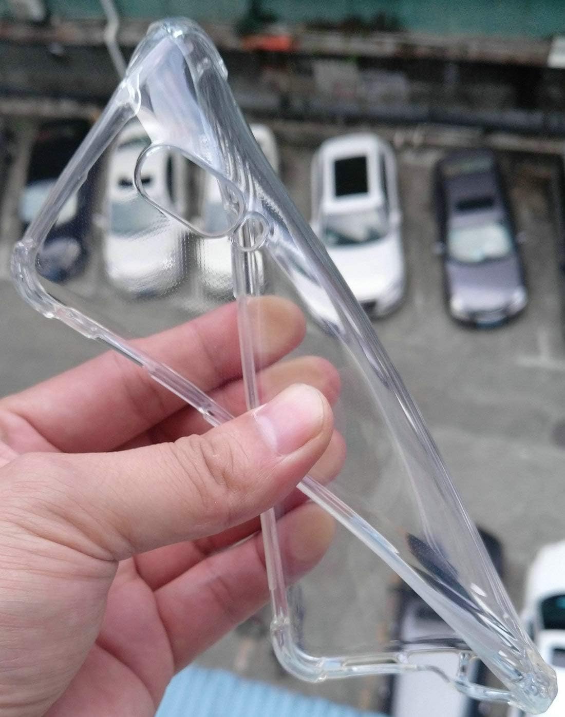 For OnePlus 6T TPU Four Corners Cover Transparent Soft Case - Image 7