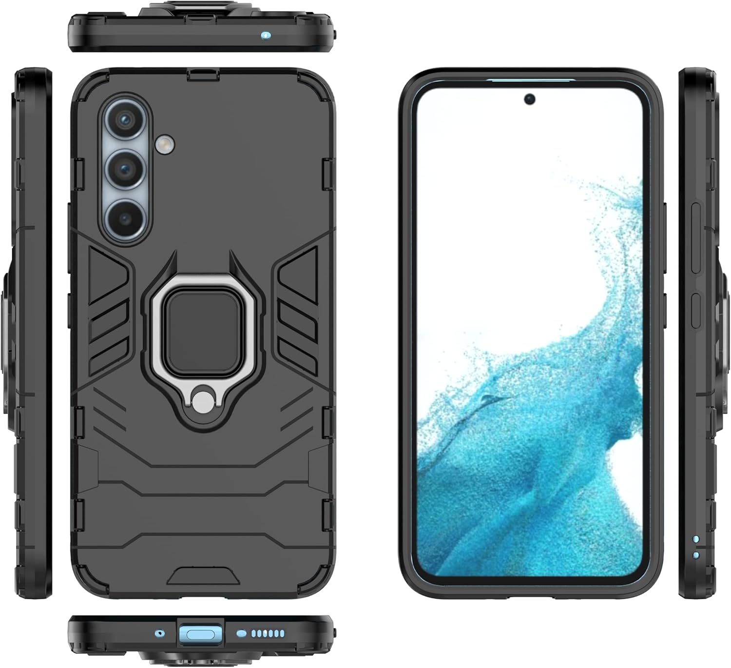 Shockproof Protective Kickstand Case for Samsung Galaxy A54 5G - Image 6
