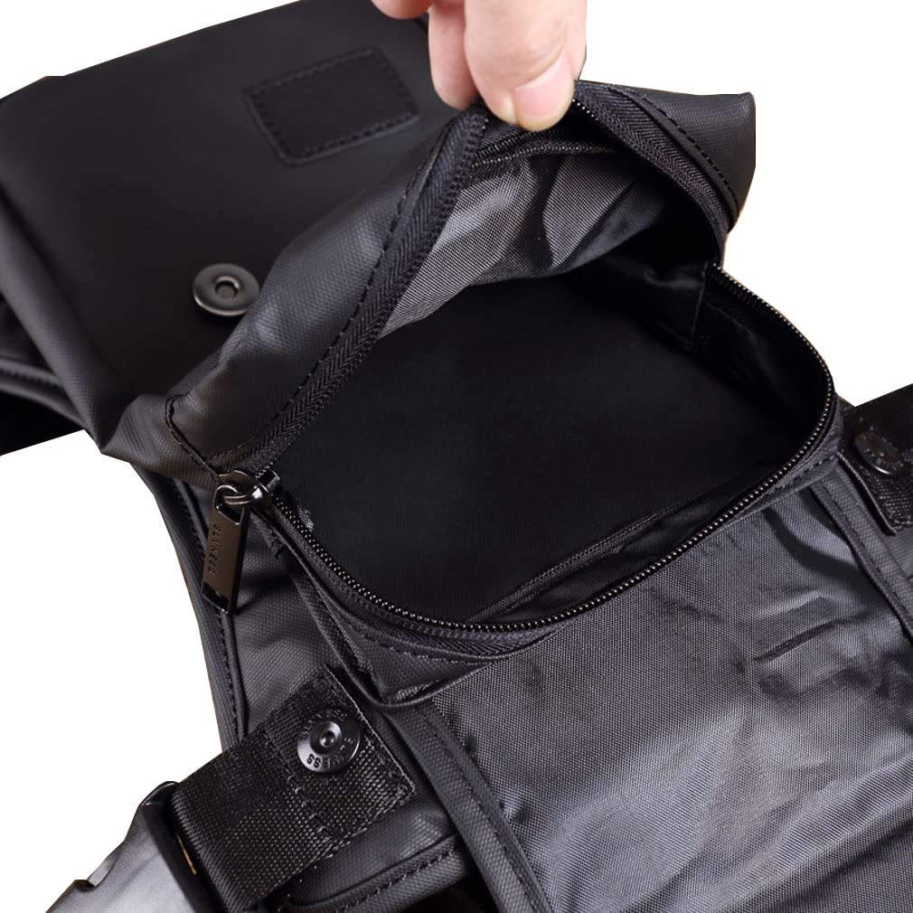 Hiking Waist Pack Leather Drop Leg Bag for Men Women Multi-Purpose Outdoor Sport - Image 5