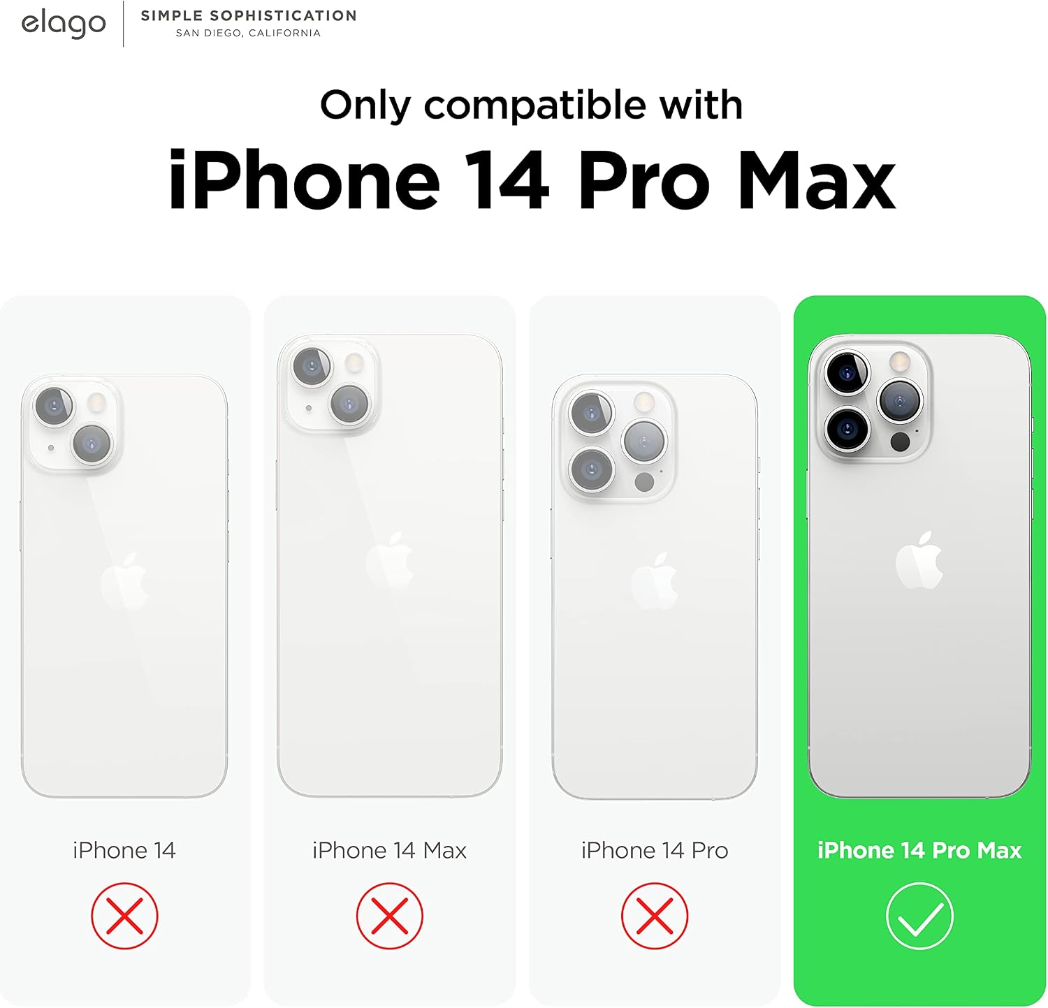 Hybrid Clear Case Compatible with iPhone 14 Pro Max Case (6.7") - Image 2