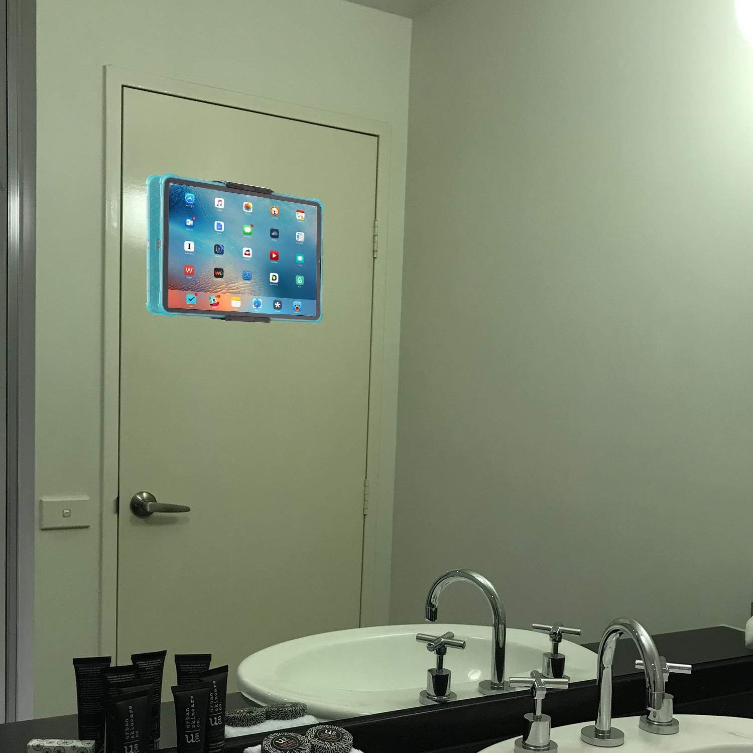 Tablet Wall Mount, Kitchen Wall Mount for Tablets and Smartphones -Black - Image 4