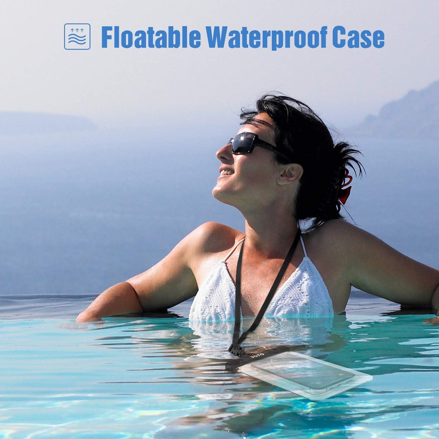 Floating Waterproof Phone Holder Pouch, Universal Waterproof Case for Beach - Image 3