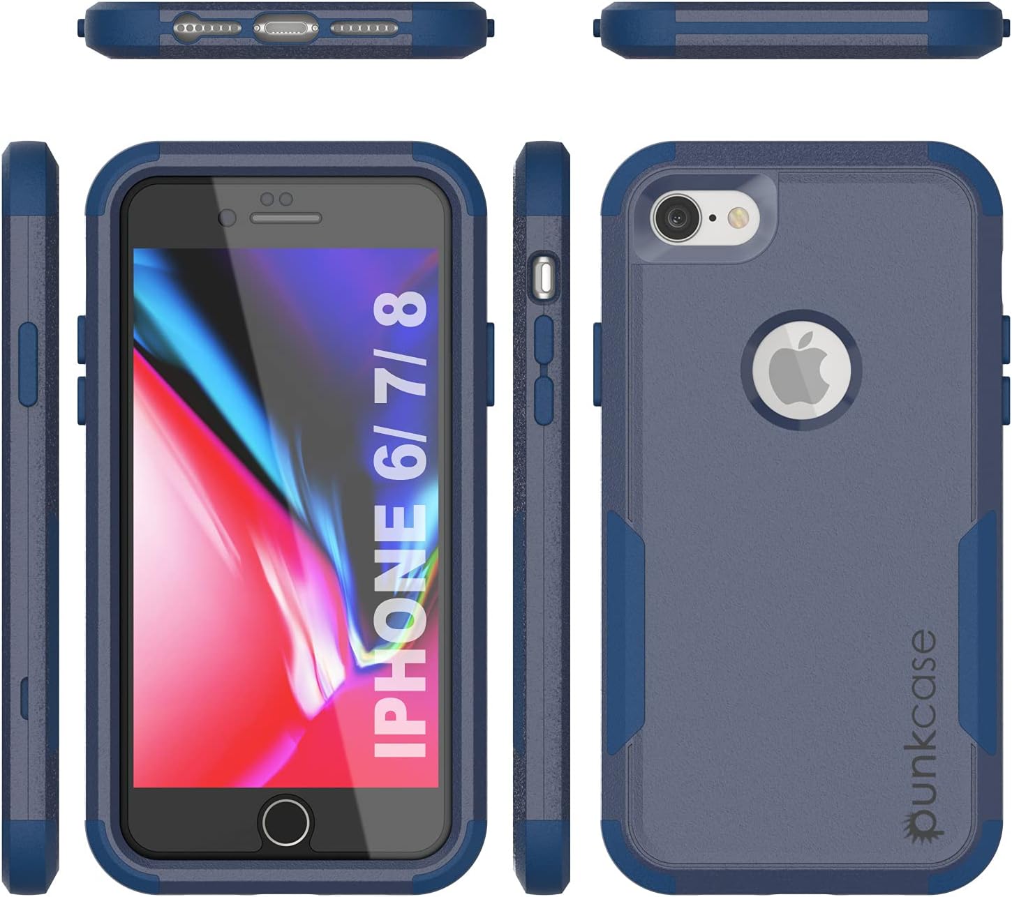 iPhone 8 Belt Clip Holster 4-1 Rugged & Protective Multilayer Phone Case - Image 8