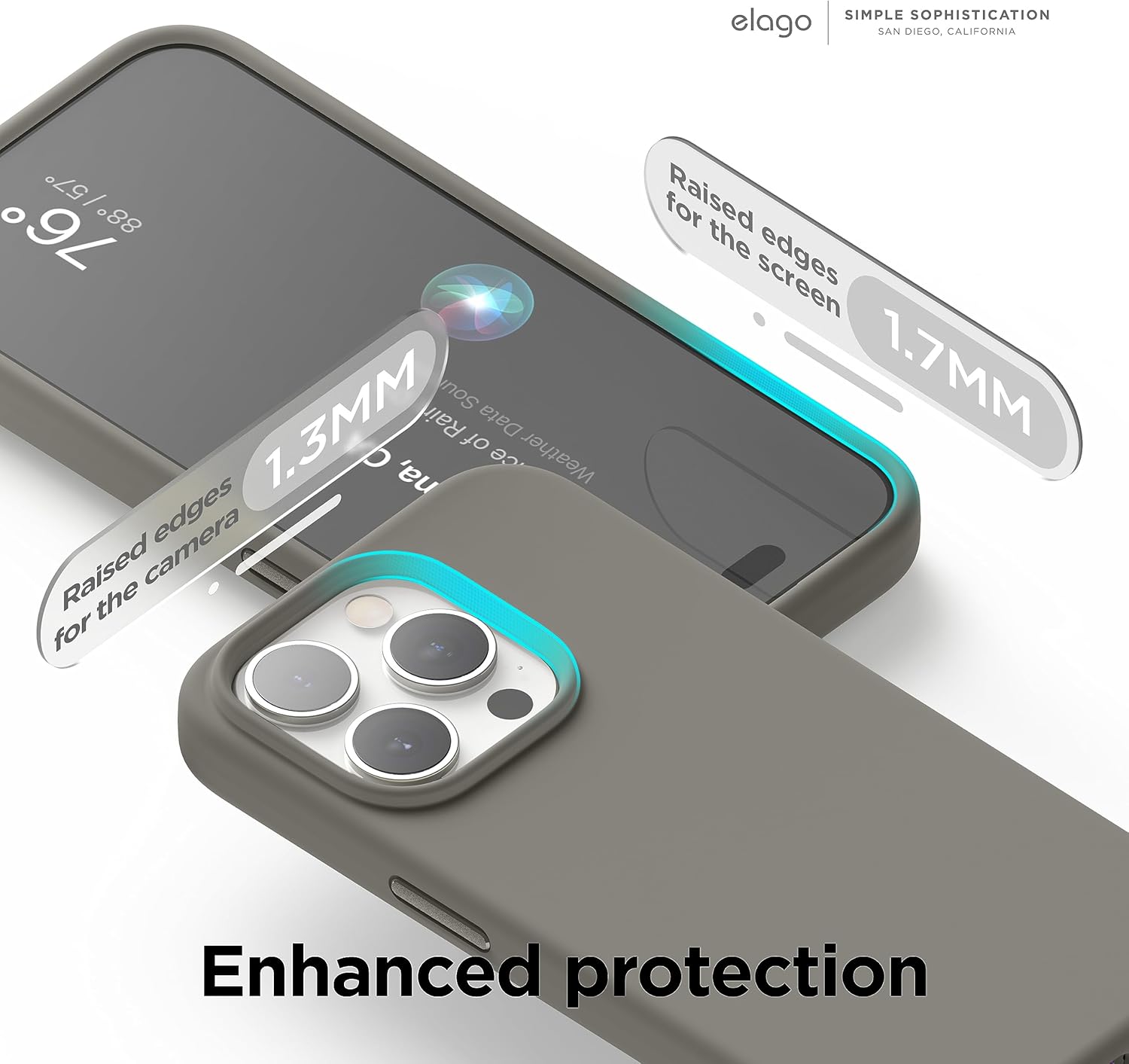 Magnetic Silicone Case for iPhone 15 Pro Max, with MagSafe (Medium Grey) - Image 6