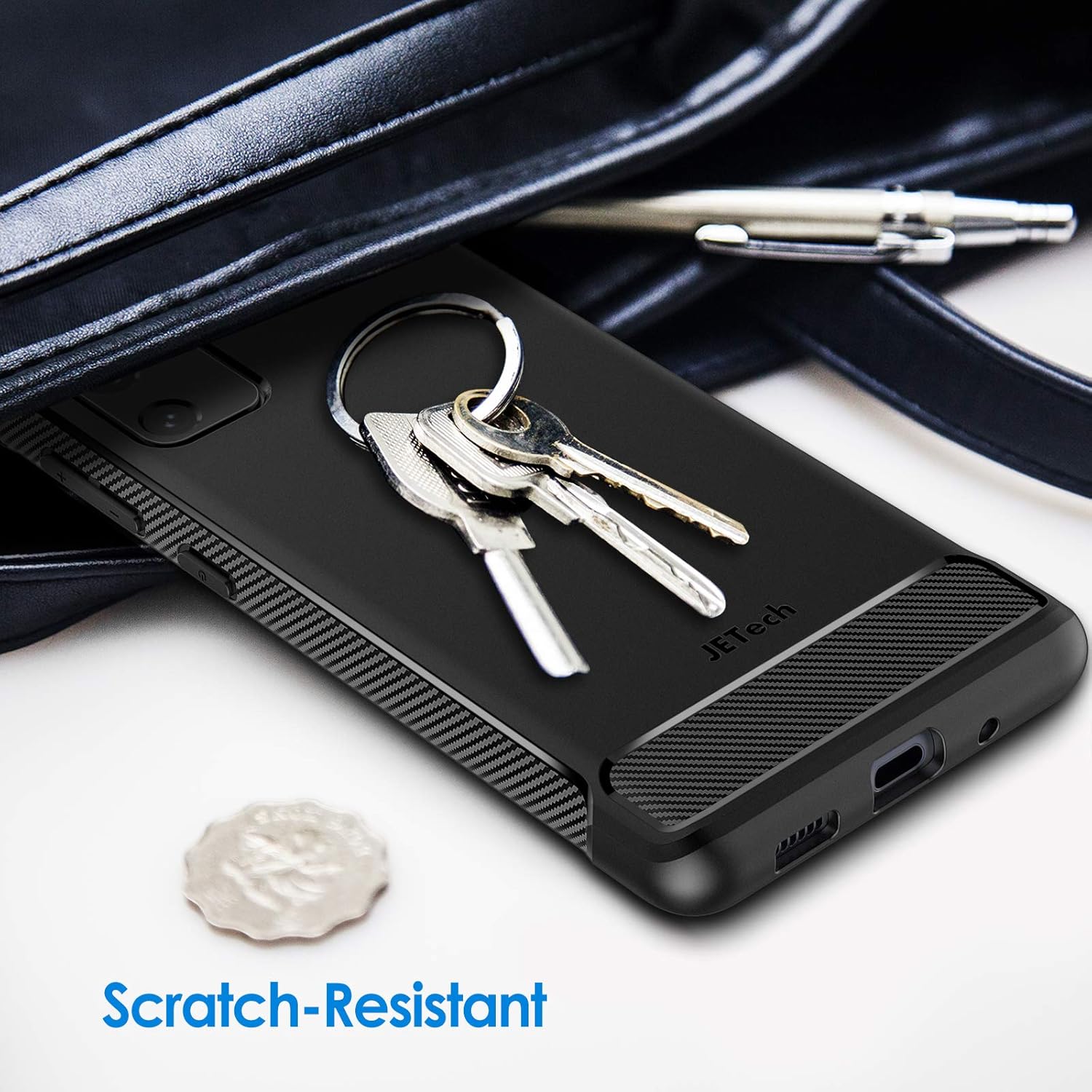 Slim Fit Case Compatible with Samsung Galaxy S20 FE 5G 6.5-Inch, Thin (Black) - Image 7