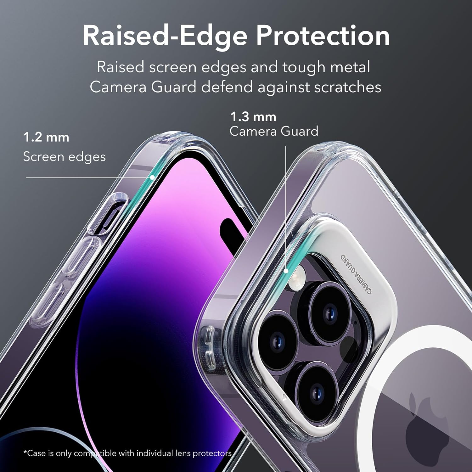 iPhone 14 Pro Max, Built-in Camera Stand, Military-Grade Protection, Clear Case - Image 8