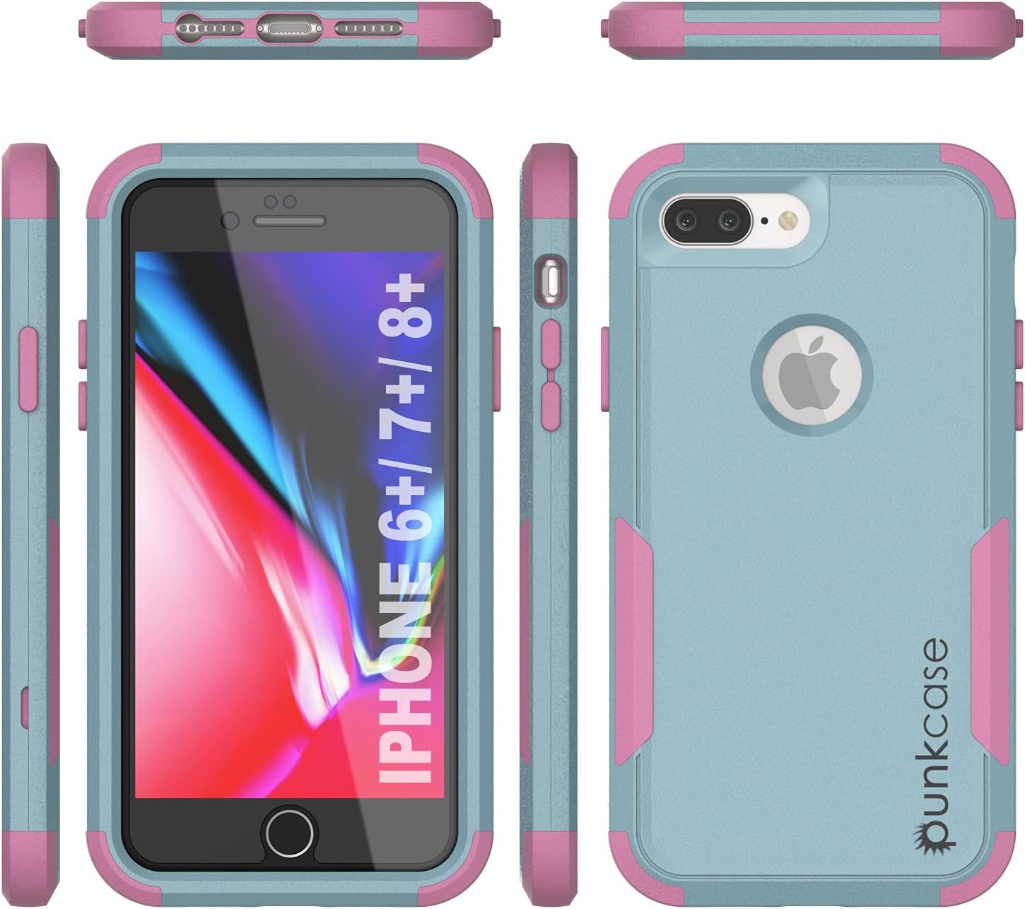 iPhone 7+ Plus Belt Clip Holster 4-1 Rugged & Protective Multilayer Phone Case - Image 8
