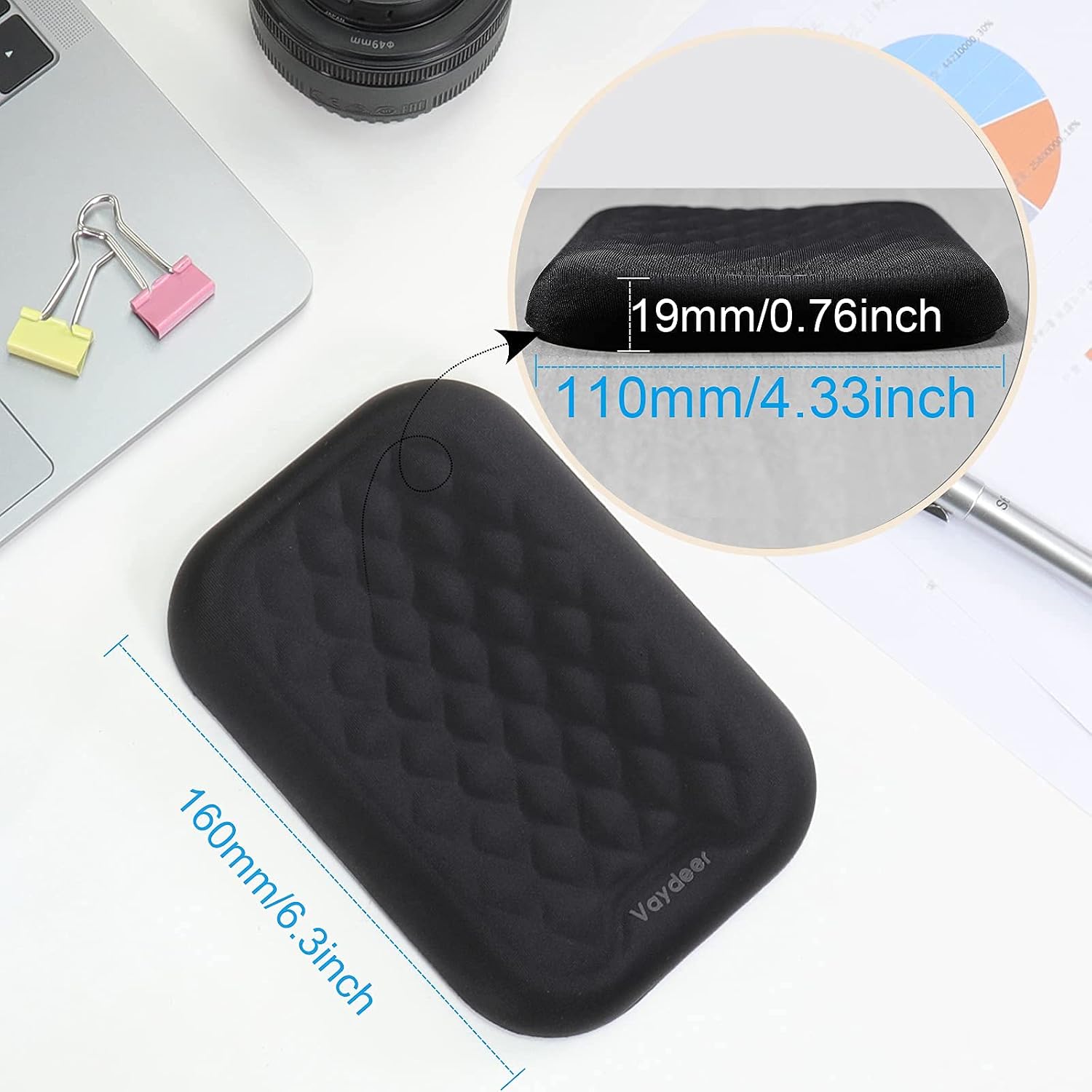 Ergonomic Wrist Rest Pad Armrest Pad Elbow Rest Pad, Prevent Hands Becoming - Image 8