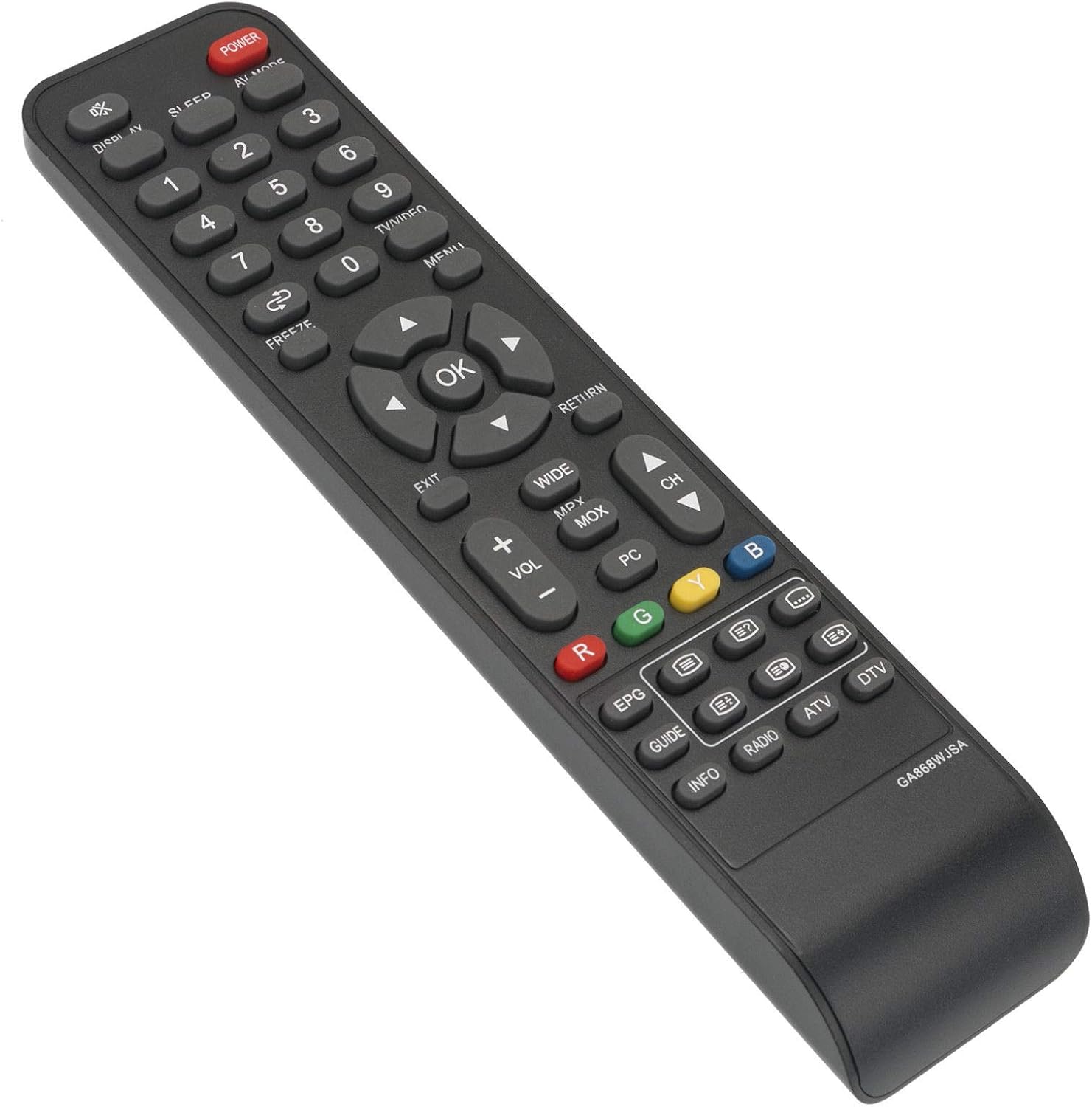 New GA868WJSA Replacement Remote Control fit for SHARP LCD TV LC-19LE520X - Image 3