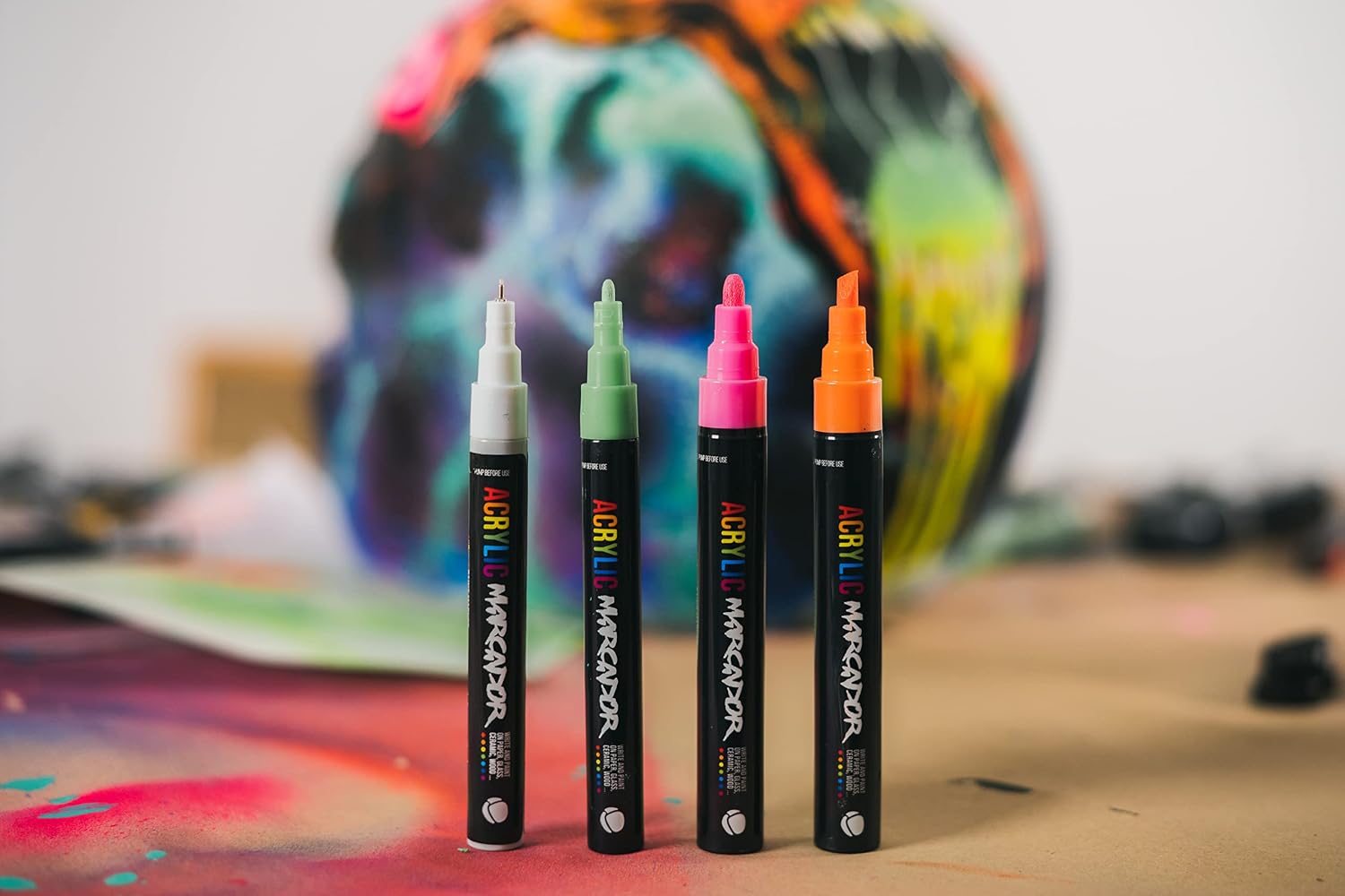 Acrylic Marcador Marker Pack, 6 mm (3 Pieces Set) - Image 8