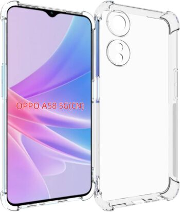 Case for Oppo A78 5G / A1x 5G / A1 Energy Edition Clear TPU Four Corners