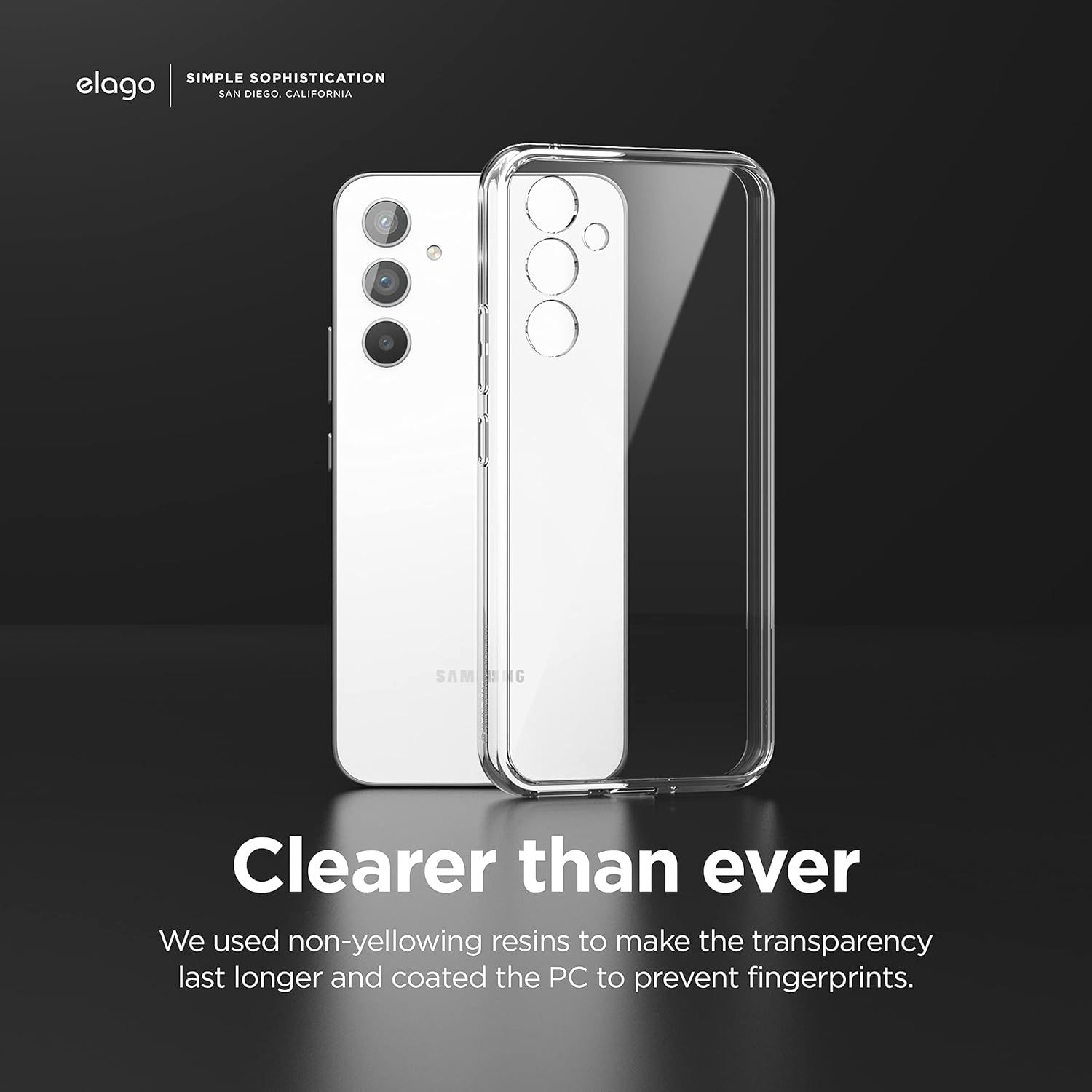 Hybrid TPU Clear Case Compatible with Samsung Galaxy A54 - Image 4