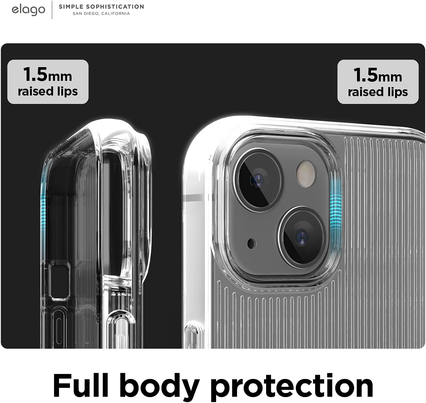 Urban Clear TPU Shockproof Protective Case Compatible with iPhone 13 (6.1") - Image 4