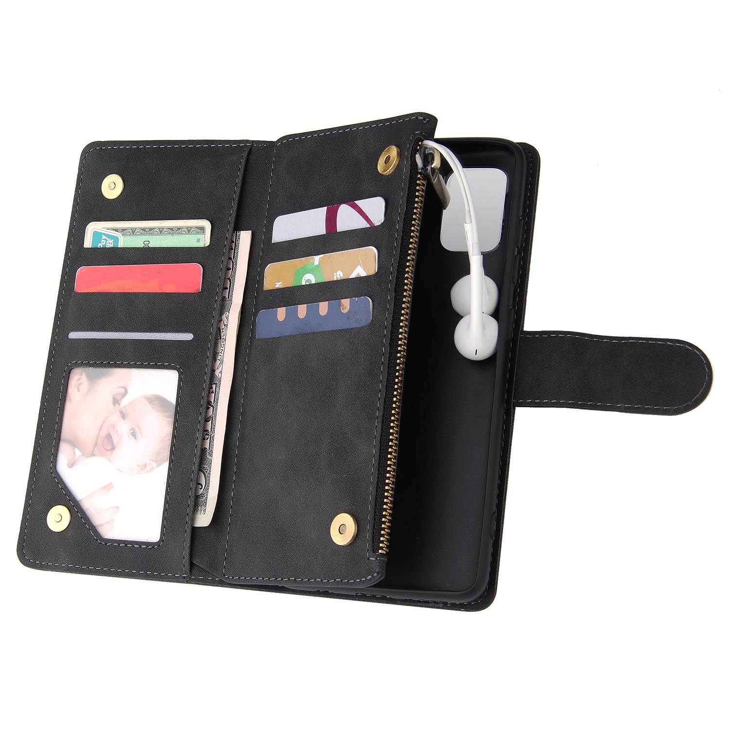 for Samsung Galaxy A51 5G UW Tempered Glass Screen Protector and Flip Wallet - Image 5