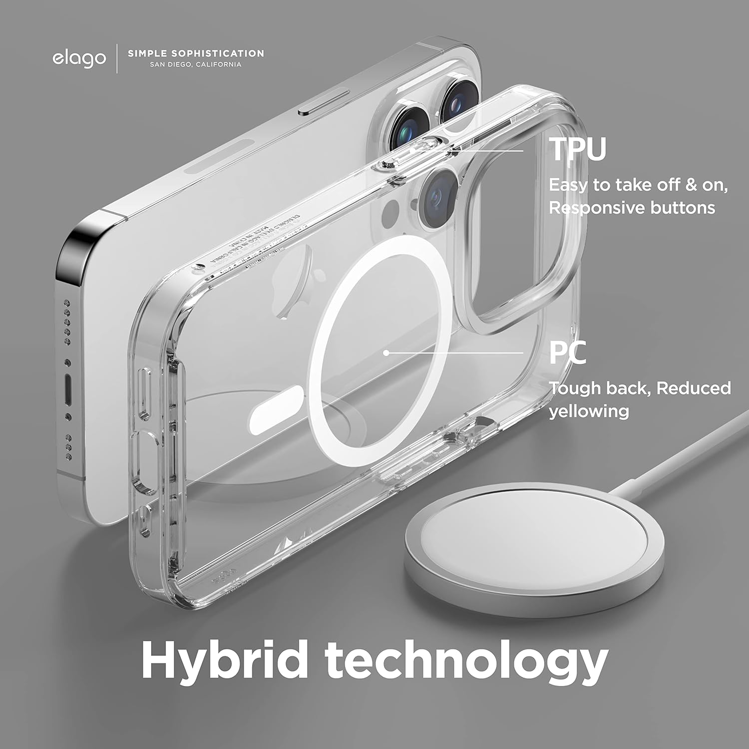 Hybrid Clear Case Compatible with iPhone 14 Pro Max Case (6.7") - Image 7