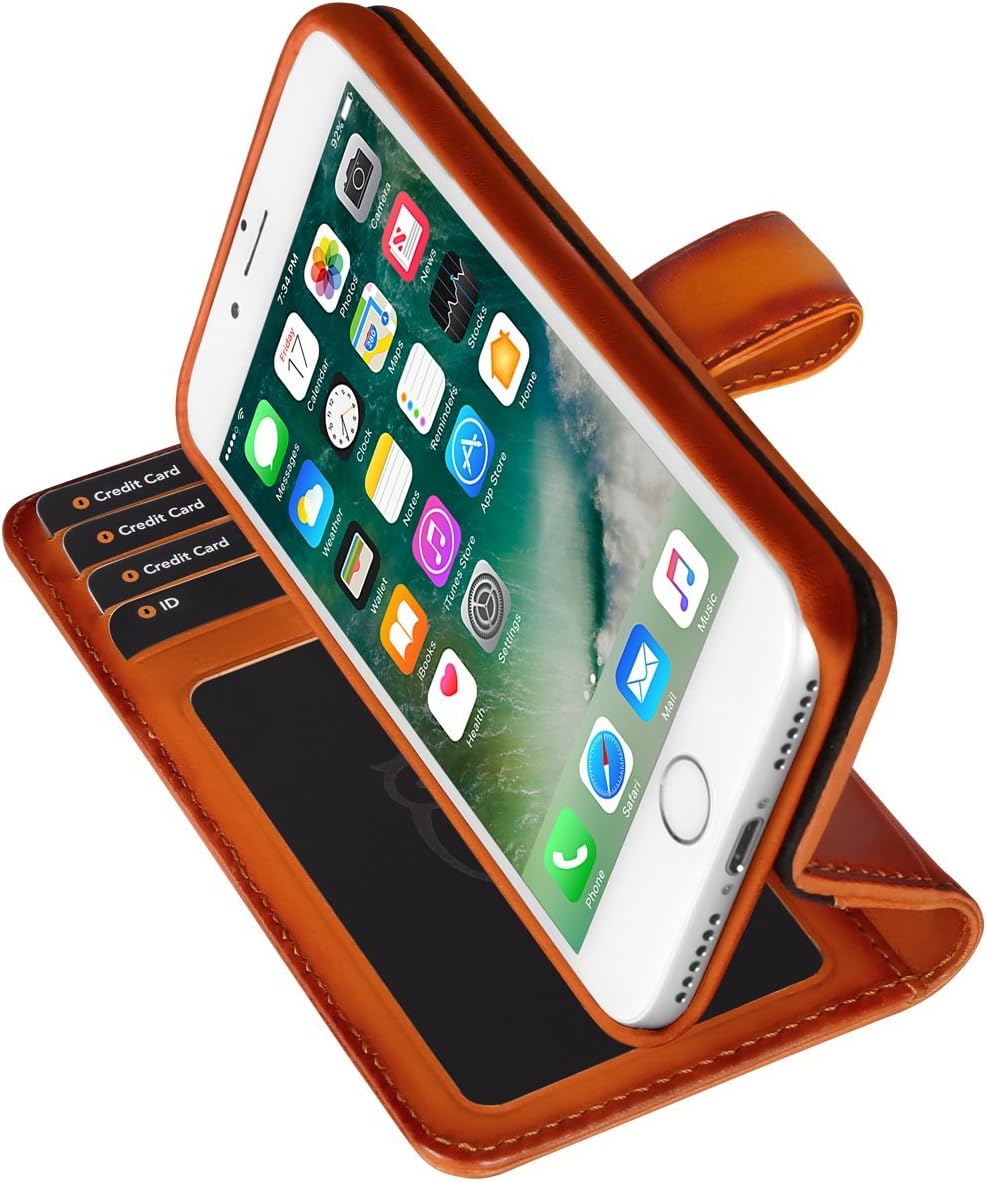 Wallet Case for iPhone 7/8 Plus - Tangerine - Image 6