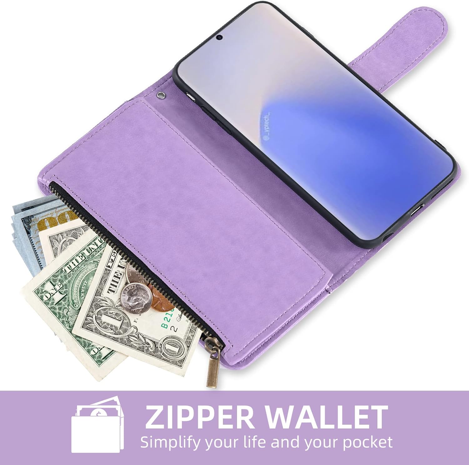 For Samsung Galaxy Note 20 5G Tempered Glass Screen Protector and Flip Wallet - Image 5
