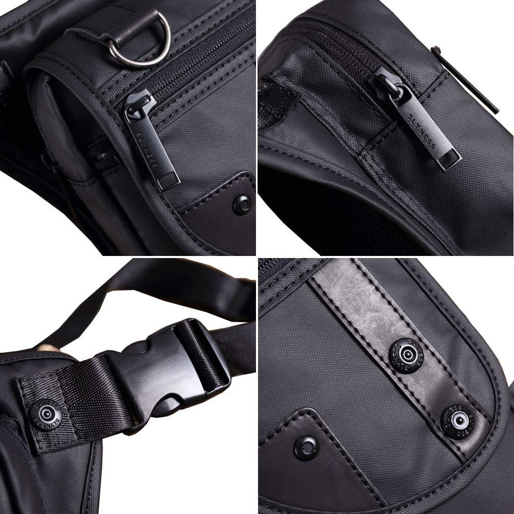 Hiking Waist Pack Leather Drop Leg Bag for Men Women Multi-Purpose Outdoor Sport - Image 6