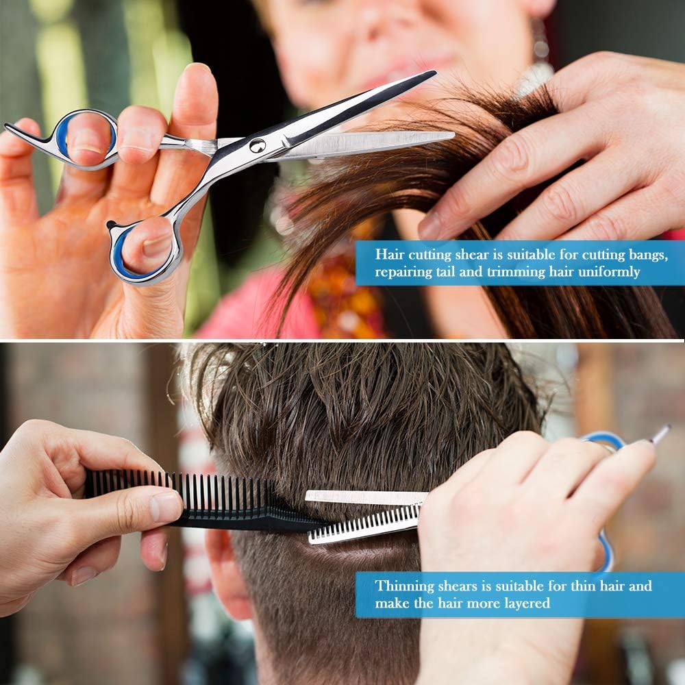 Professional Hair Cutting Scissors, 9 PCS Barber Thinning Scissors Hairdressing - Image 8