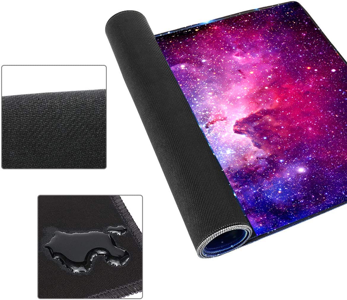 Gaming Mouse Pad, Extended Large Mouse Mat with Stitched Edges (800x400x2mm) - Image 2
