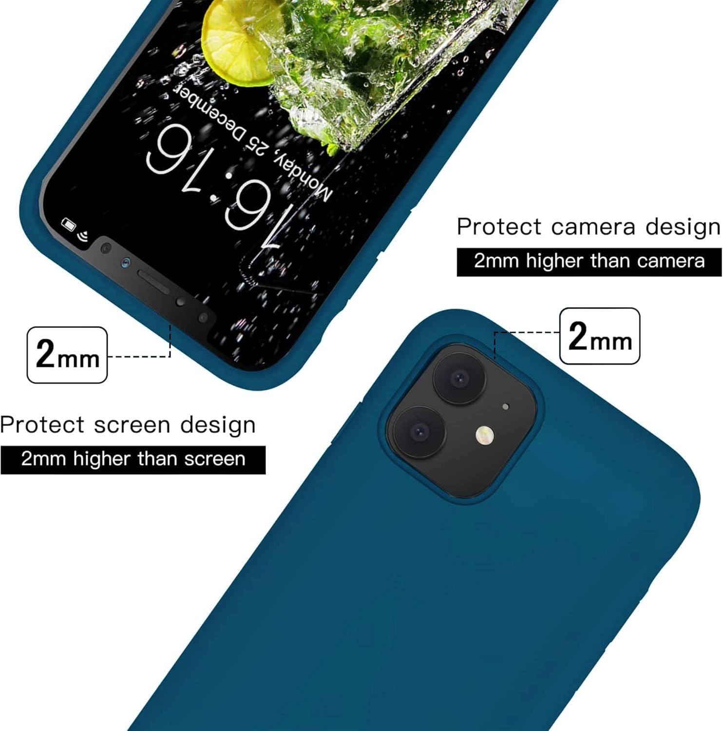 For iPhone 11 Soft Protective Case - Blue - Image 3