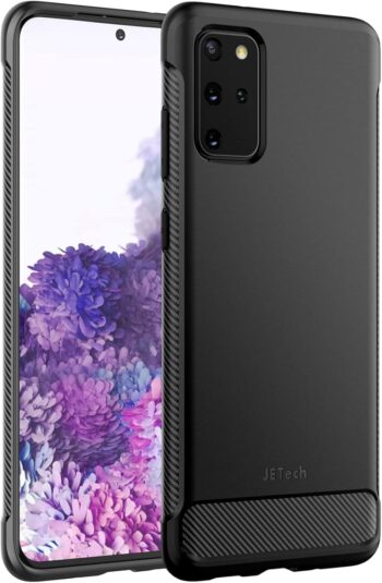 Slim Fit Case for Samsung Galaxy S20 Plus 5G (2020), Thin Phone Cover (Black)