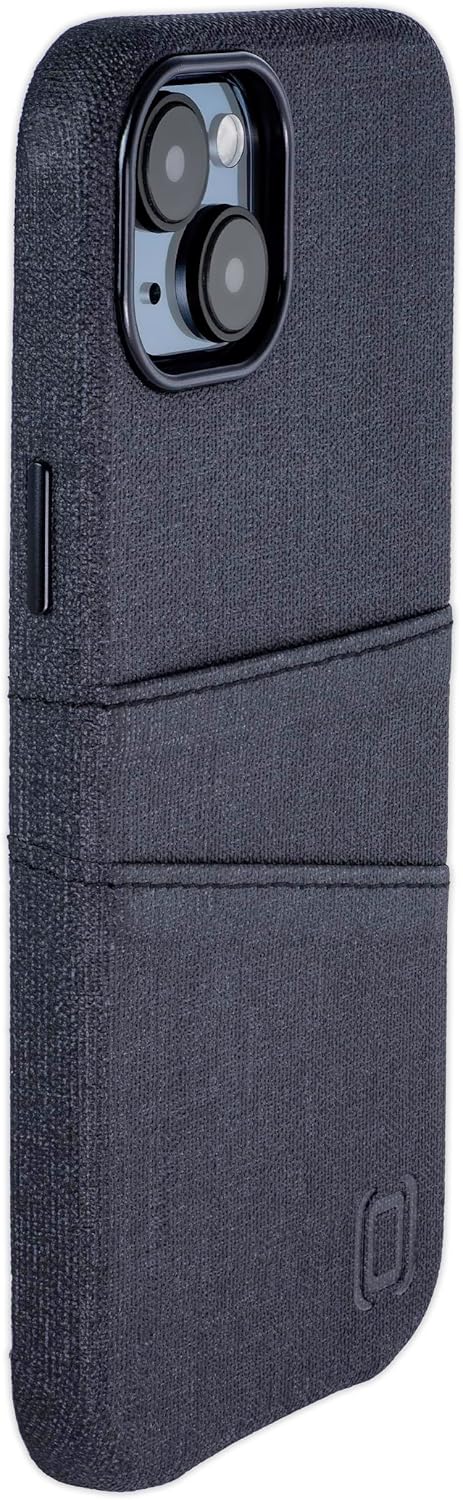 For iPhone 15 Plus w Built-in Metal Plate for Magnetic Mounting Leather Wallet - Image 6
