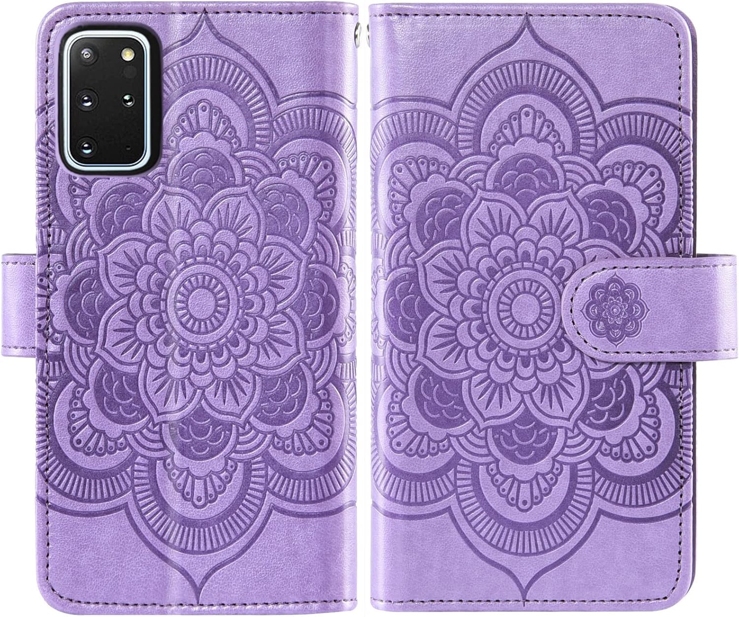 For Samsung Galaxy S20 6.2 inch Tempered Glass Screen Protector Leather Wallet - Image 6