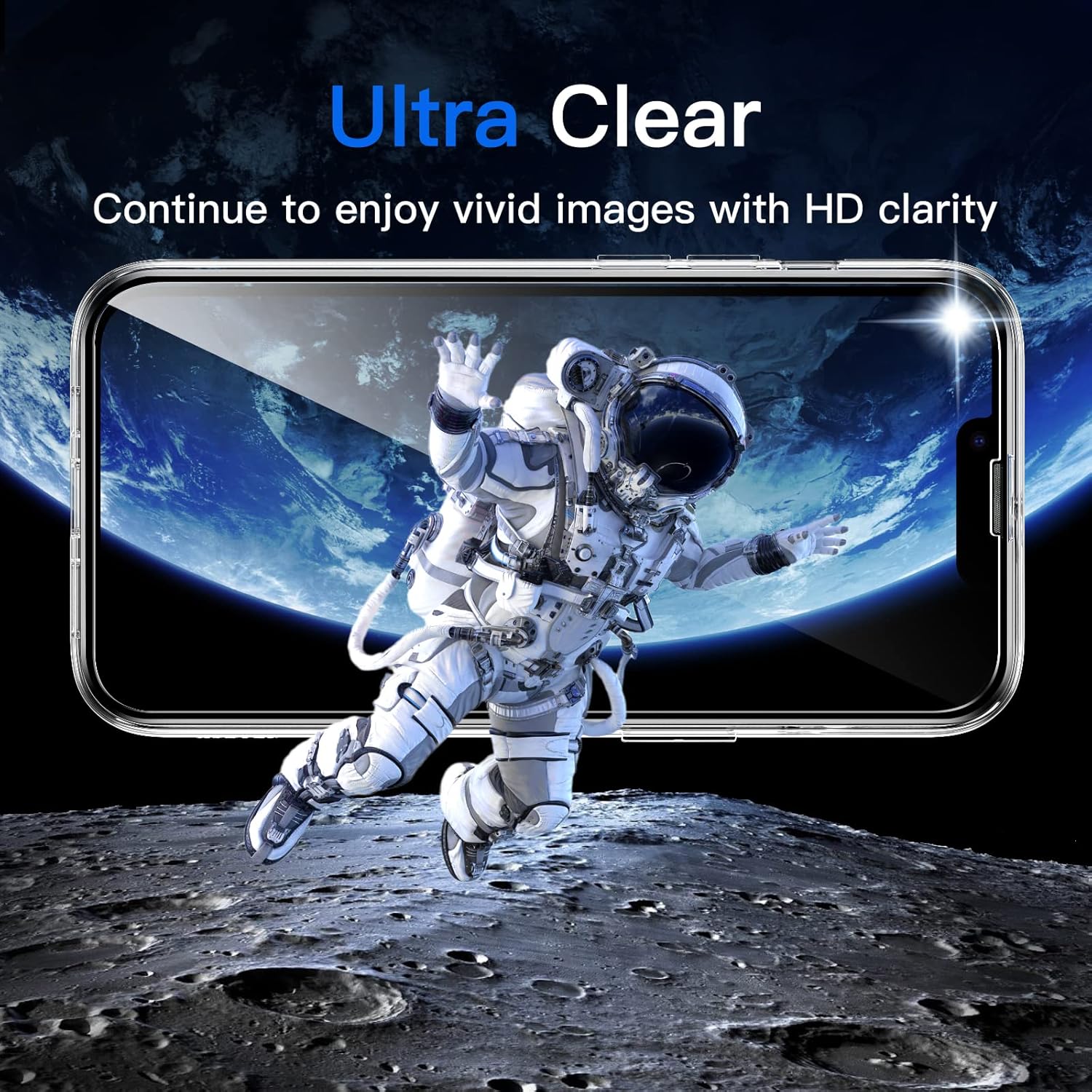 3 in 1 Case for iPhone 13 6.1-Inch, with 2-Pack Screen Protector (Clear) - Image 5