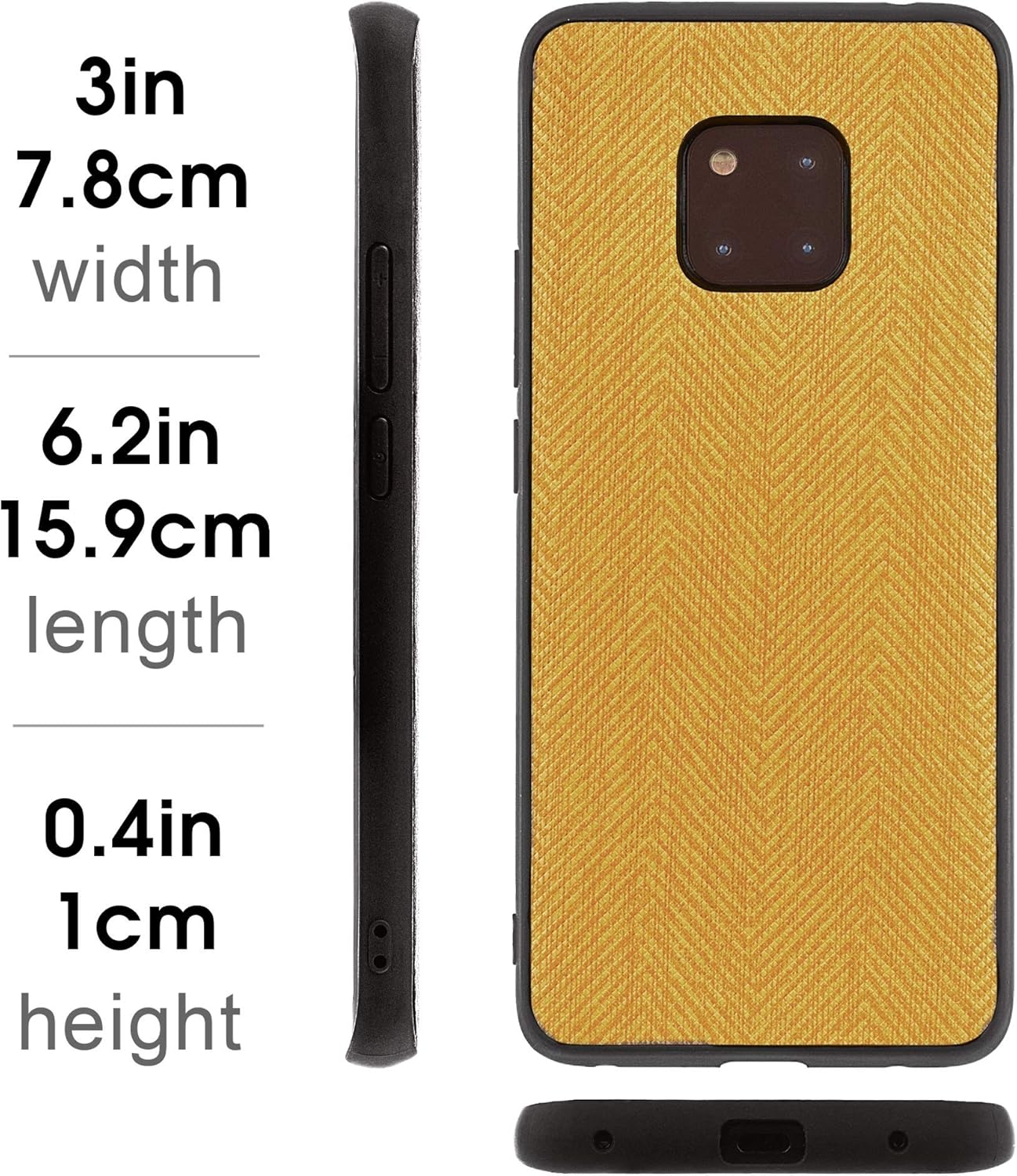 Rubberized Texture Plastic Phone Case Compatible with Huawei Mate 20 Pro - Image 2