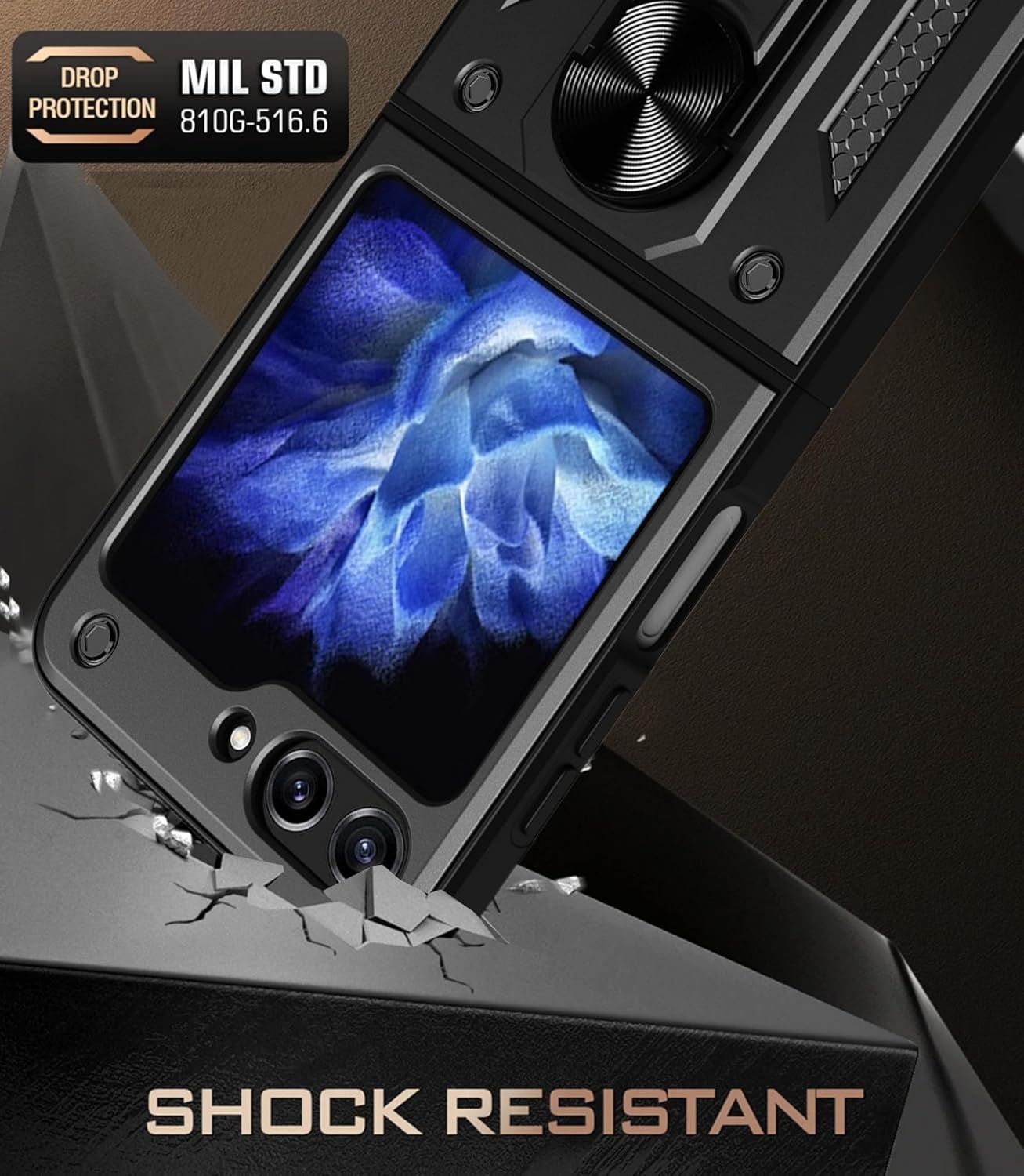 For Samsung Galaxy Z Flip 5 5G, Shockproof Hard PC Protective Case - Image 2