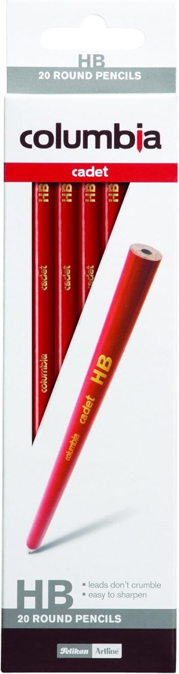Columbia Cadet Lead Pencil Round HB Pack of 20