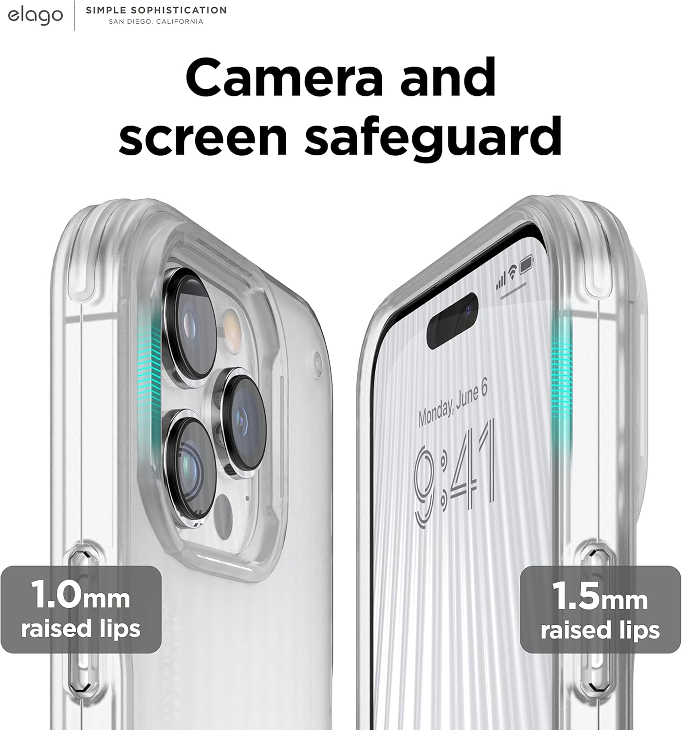 For iPhone 14 Pro Case (6.1") - Heavy-Duty Drop Protection Protective Carbon - Image 5