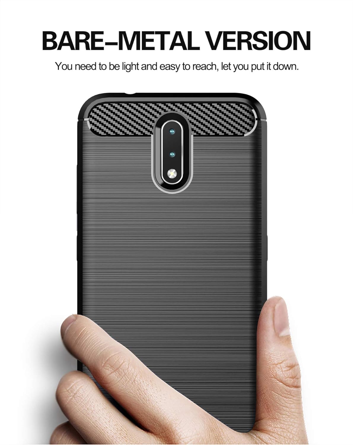 For Nokia 2.3 Slim Thin Soft TPU Rugged Case w Tempered Glass Screen Protector - Image 4
