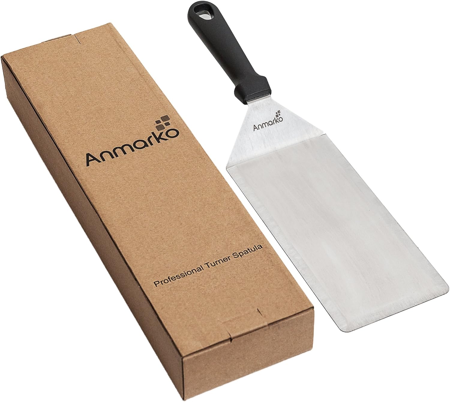 Stainless Steel Metal Griddle Spatula - Griddle Accessories Hamburger Turner - Image 7