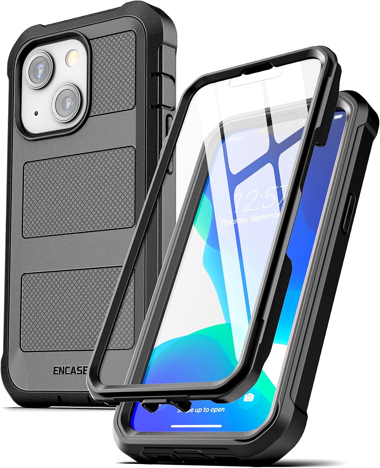 For iPhone 13 Protective Heavy Duty Case w Screen Protector - Image 4