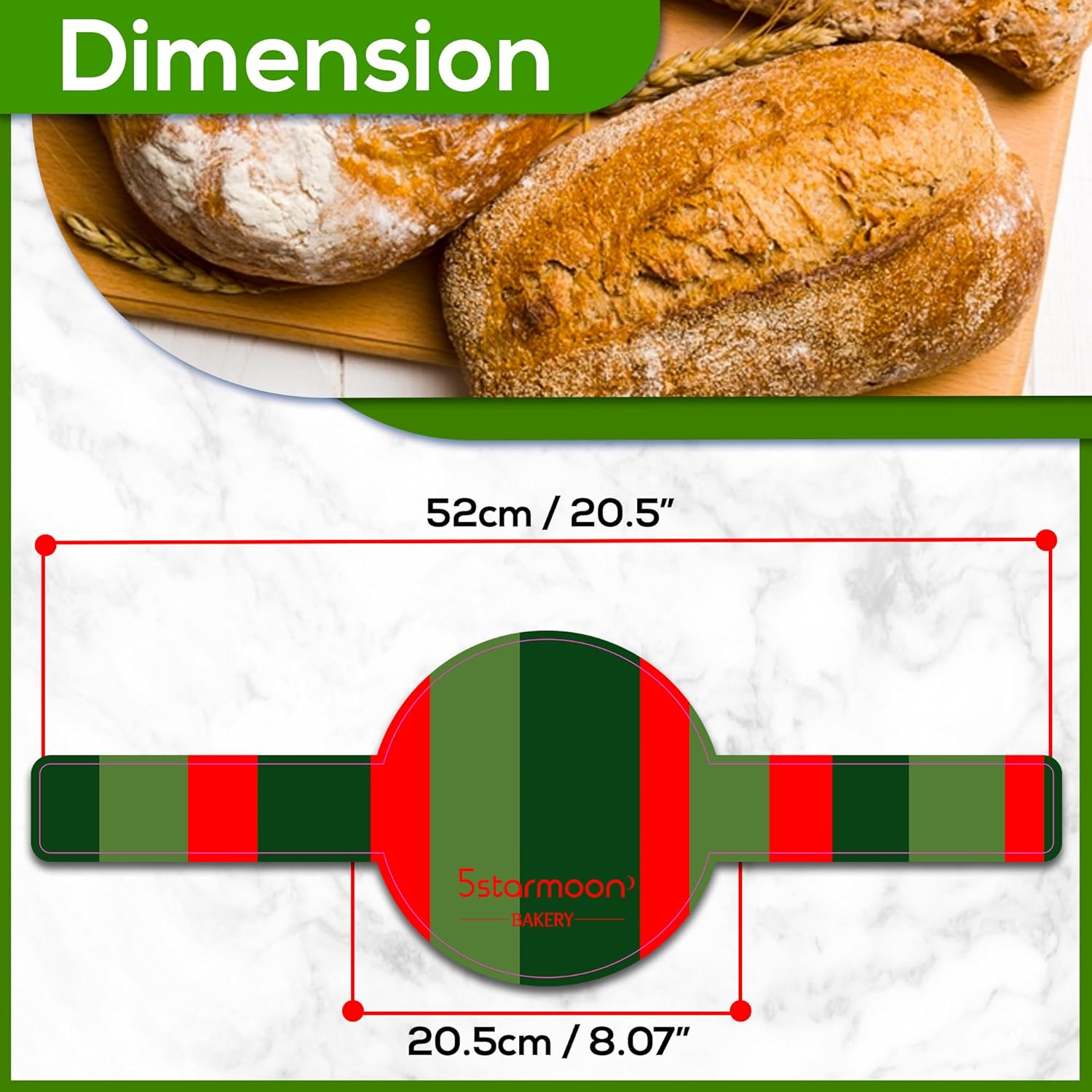 Silicone Bread Mat for Dutch Oven-Non Stick & Reusable Bread Making Mat - Image 5