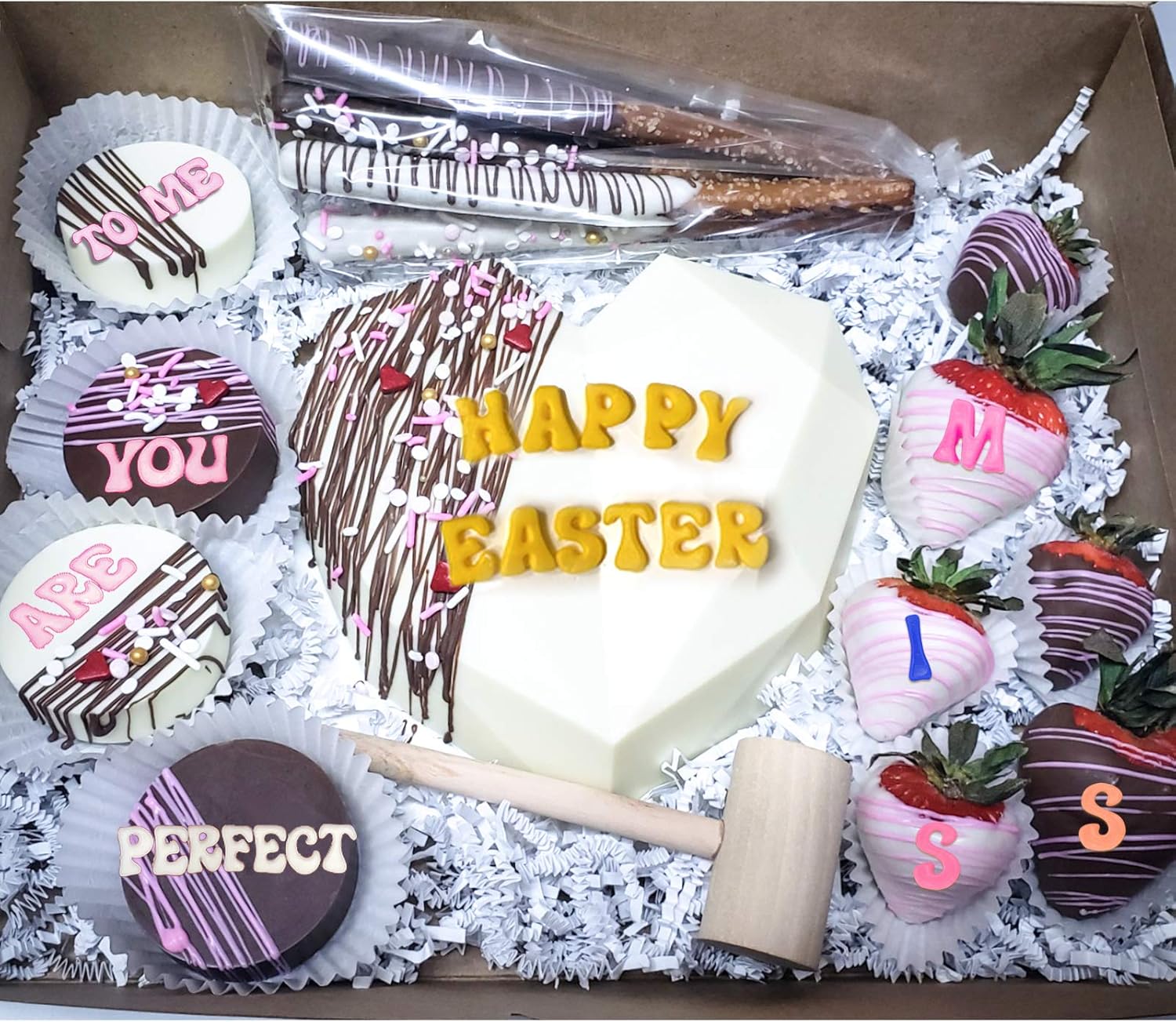 3pcs Letter Molds for Chocolate Covered Strawberries, Silicone Uppercase - Image 4