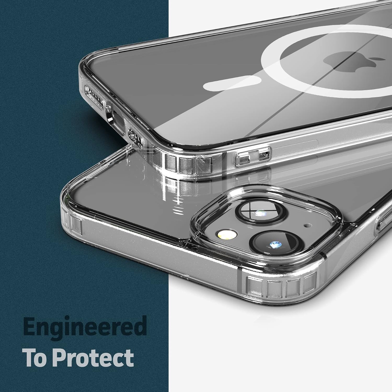 Kickstand Card Holder Magnetic Wallet Case Designed for iPhone 14 - Image 9