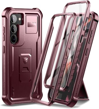 Samsung Galaxy S23 Plus, Bumpershock Drop Protection Rugged Phone Case - Red