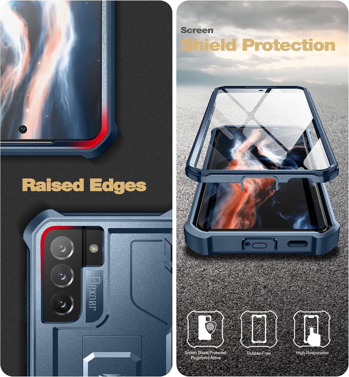 For Samsung Galaxy S21 FE 5G 6.4 Inch Screen Protector Full Body Shockproof Case - Image 7