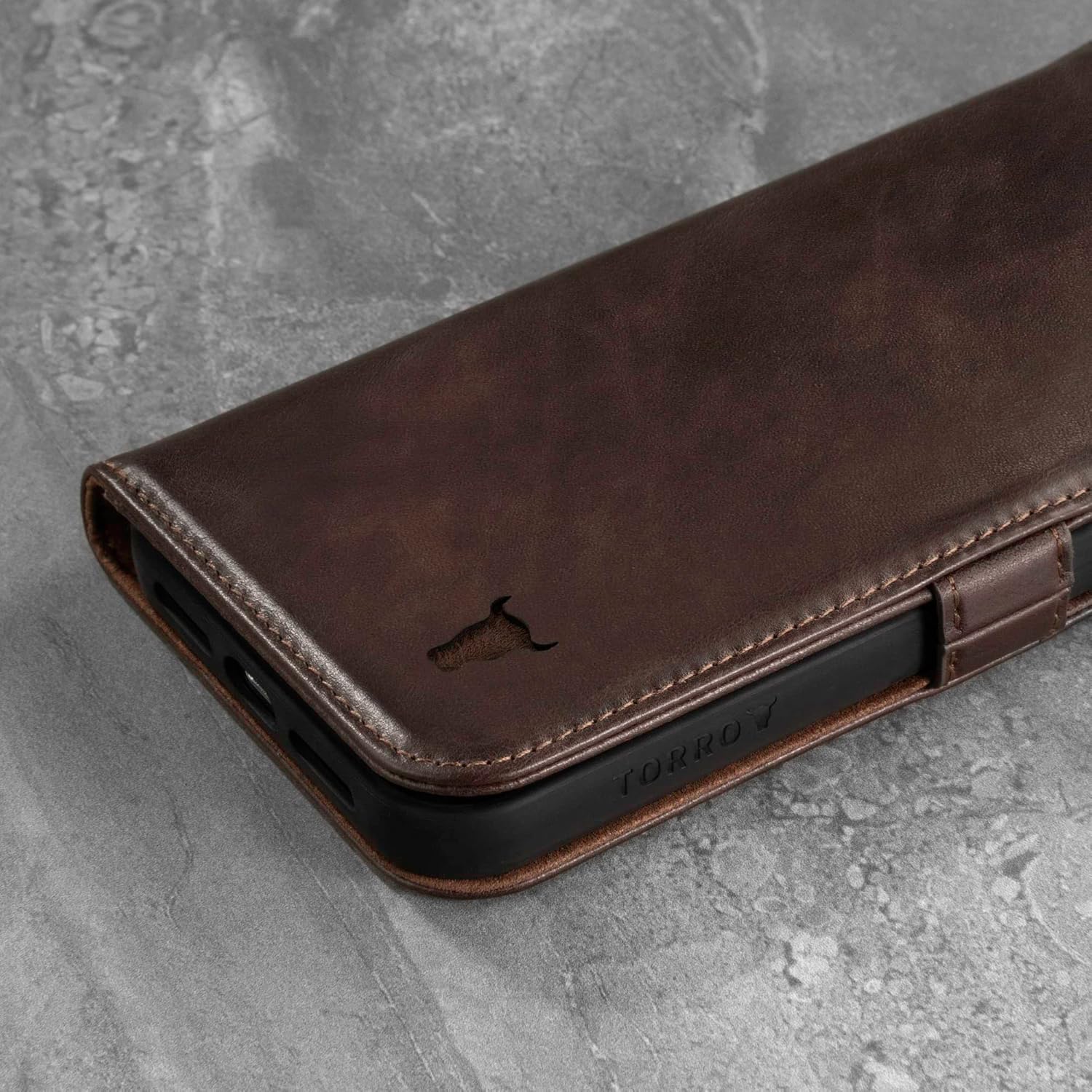 Leather Case Compatible with iPhone 13 Pro – Genuine Leather Wallet Case - Image 6