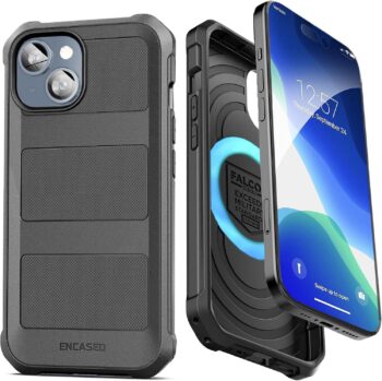 Shockproof Case for iPhone 15 Plus - Magnetic (Black)